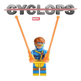 Boneco Cyclops Ciclope Clássico Marvel X men Compatível Lego