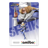 Boneco Da Coleção Amiibo Sheik Super Smash Bros