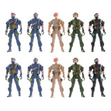 Boneco De Ação Paraquedista De 9 Cm Com Brinquedo De