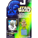 Boneco De Ação Star Wars Yoda Power Of The Force Red Card