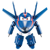 Boneco De Avião Super Wings Transforming Agent Chase