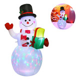Boneco De Neve Inflável De Natal Decoração Ao Ar Livre De N