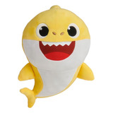 Boneco De Pelucia Baby Shark Tubarao Amarelo 02356 Sunny