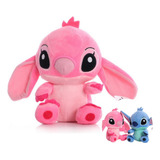 Boneco De Pelucia Lilo Stitch 20cm Disney Personagem Ursinho Cor Rosa