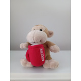 Boneco De Pelúcia Macaco Nescafé Leia A Descrição