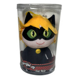 Boneco De Pelúcia Pequeno Miraculous Cat Noir Personagem Turma Da Ladybug Nickelodeon 19 Centímetros Multibrink Brinquedos