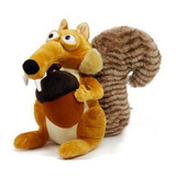 Boneco De Pelucia Scrat O Esquilo Da Era Do Gelo Cor Marrom claro