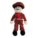 Boneco De Pelucia Senhor Barriga Turma Do Chaves Fofo 42 Cm