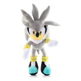Boneco De Pelúcia Silver 70cm Sonic The Hedgehog Brinquedo