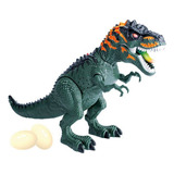 Boneco Dinossauro Rex Anda Projeta Luzes