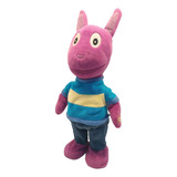 Boneco Do Austin Que Canta Backyardigans Roxo Pelúcia Musica