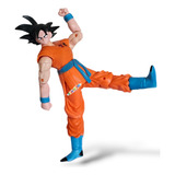 Boneco Dragon Ball Z Son Goku Cabelo Preto Articulado 16cm