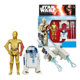 Boneco Figura Star Wars R2 d2 E C3po 9 5cm B3957 Hasbro