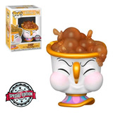 Boneco Funko Pop Chip 794 A Bela E A Fera Especial Ed