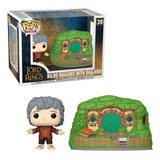 Boneco Funko Pop Town Senhor Dos Anéis Bilbo Com Bolsão