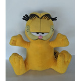 Boneco Gato Garfield De Pelúcia Antigo 29 Cm