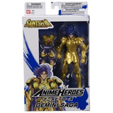 Boneco Gemini Saga Anime Heroes Cavaleiros Do Zodíaco