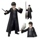 Boneco Harry Potter C 3 Rostos Acessórios Pronta Entrega