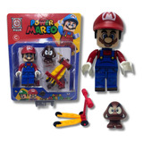 Boneco Heróis Marvel Edição Limitada Compatível Mario Lego