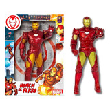 Boneco Homem De Ferro Universe Marvel Gigante 45cm Mimo Toys