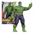 Boneco Hulk Articulado Avengers 30cm Com Som Luz Presente