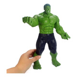 Boneco Hulk Brinquedo Emite Som E Luz 30cm Colecionável