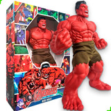 Boneco Hulk Vermelho Action Figure Gigante Marvel Vingadores