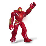Boneco Hulkbuster Articulado Com Som Super Heroe 30cm Novo