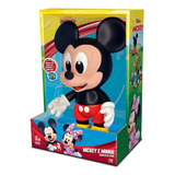 Boneco Infantil De Vinil Disney Mickey Baby Da Lider 2724