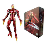Boneco Iron Man Zd Toys Mark 50 L Homem Ferro Vingadores