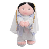 Boneco Jesus Cristo Maria Religioso Pano Pelúcia Lavável