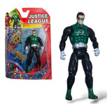 Boneco Lanterna Verde Green Articulado 15cm Com Luz Heroe