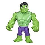 Boneco Marvel Spidey And His Amazing Friends Figura De Herói 10 Cm Hulk F3996 Hasbro Verde E Roxo