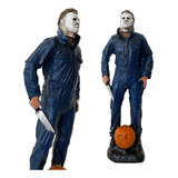 Boneco Michael Myers Halloween Colecionável Terror Resina