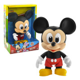 Boneco Mickey Mouse Disney 25cm Turma Do Mickey Vinil Líder