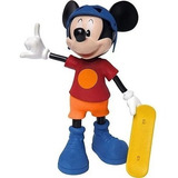 Boneco Mickey Radical Skate Disney Fala 5 Frases Elka