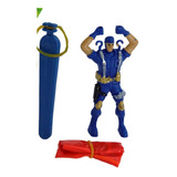 Boneco Militar Paraquedista Paraquedas Brinquedo