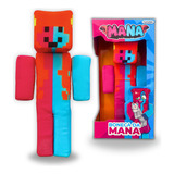Boneco Minecraft Mana Gamer Youtuber Skin Espuma Boneca 33cm