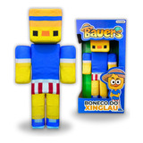 Boneco Minecraft Xinglau Youtuber Skin Pelúcia 33cm
