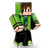 Boneco Minecraft Youtuber Streamers Cadres Original 25cm