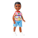 Boneco Mini Barbie Chelsea Menino 14cm Emoji Mattel