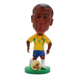 Boneco Miniatura Rivaldo Na Seleção Brasileira