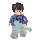 Boneco Montar Roblox Compatível Com Lego Jailbreak Vigilante