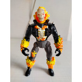 Boneco Motoqueiro Fantasma Explodindo 1996 Toybiz 14 Cm
