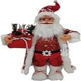 Boneco Papai Noel 30cm Enfeite De Natal De Luxo Decoração De Festa Noel 1 