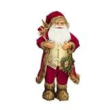 Boneco Papai Noel 30cm Enfeite De Natal De Luxo Decoração De Festa Noel 3 