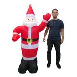 Boneco Papai Noel Gigante Natal Decorativo Inflavel Natal