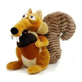 Boneco Pelúcia Esquilo Scrat Era Do Gelo Filme Coleção 20cm
