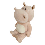 Boneco Pelúcia Hipopotamo Baby Filhote Galera Animal Nestle