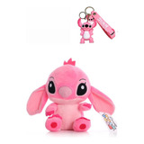 Boneco Pelúcia Lilo Stitch Ou Angel Disney Chaveiro 3d